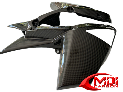 Upper Side Turn Signal Panel Fairing Carbon fiber Fit To KAWASAKI Z1000 10-13