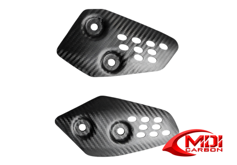 Yamaha MT07 2015 Heel Plates Carbon Fiber carbon fiber