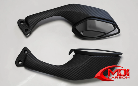 Yamaha R1 2015 Mirror Covers Carbon Fiber carbon fiber