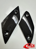 Yamaha Carbon Fiber MT 01 Heel Guards Plates 2006 2012