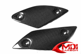 Yamaha Carbon Fiber MT 01 Heel Guards Plates 2006 2012