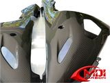 Yamaha Carbon Fiber R6 Lower Fairing Set 2003 2005 Belly Pan_4