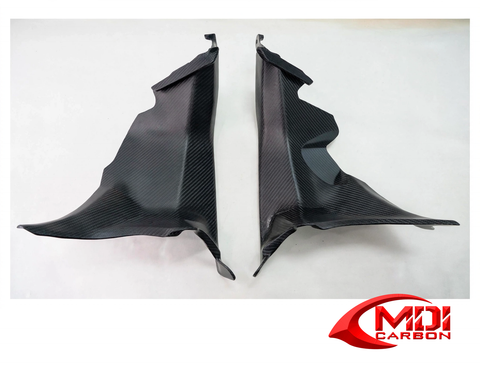 100% Carbon Fiber Airduct Covers Ducati Panigale V4 2025+