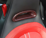 Fiat 500 Abarth Carbon Fiber Seat Vent Covers  - MDI CarbonFiber - 2