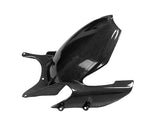 Ducati Carbon Fiber Hypermotard 1100 1100 S 2007 2008 Rear Hugger  - MDI CarbonFiber