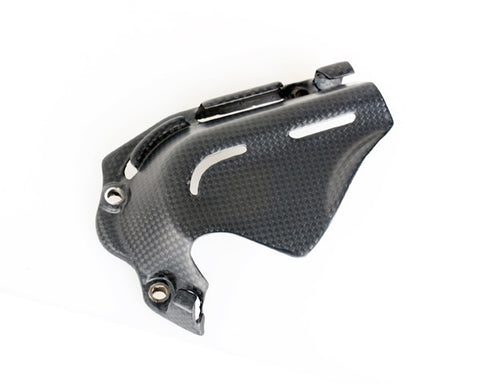 Ducati Carbon Fiber New Hypermotard Sprocket cover Plain / Matte - MDI CarbonFiber