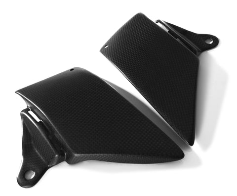 Aprilia RSV4 Tuono Carbon Fiber Bellypan Trim Ears Plain / Matte - MDI CarbonFiber - 1