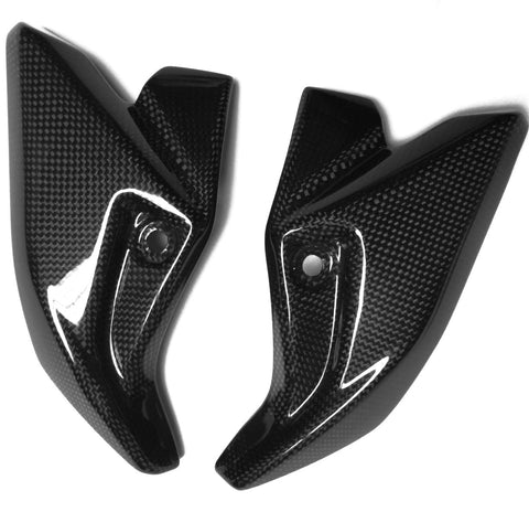 Suzuki Carbon Fiber GSR 600 2006 to 2009 Side Trim Fairing Headlight Covers Plain / Glossy - MDI CarbonFiber - 1