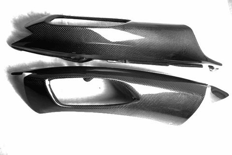 Kawasaki Carbon Fiber ZZR1400 ZX14 Rear Tail Side Fairing Set Fits 2006 2011  - MDI CarbonFiber - 1
