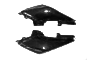 Aprilia Shiver 2007-2009 Side Parts With Internal Lugs & Foam Carbon Fiber  - OYA Carbon, MDI CarbonFiber