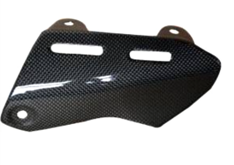 Ducati Monster 1200S 2014 Carbon Fiber Exhaust Cover  - OYA Carbon, MDI CarbonFiber