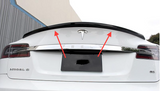Tesla Model S Carbon Fiber Trunk Lip Spoiler OEM style  - MDI CarbonFiber - 3