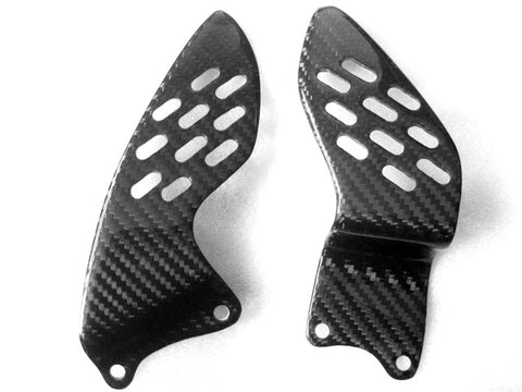 Yamaha Carbon Fiber R1 04 06 Heel Guards  - MDI CarbonFiber